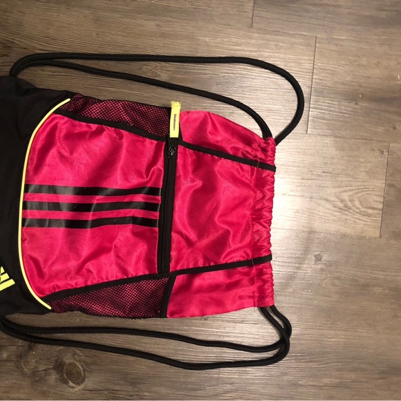 Adidas Alliance II Sackpack Red Black University Mini Pack Size One - Picture 7 of 13